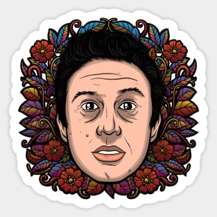 Lenny Bruce (Flowered) Sticker